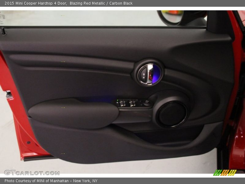 Blazing Red Metallic / Carbon Black 2015 Mini Cooper Hardtop 4 Door