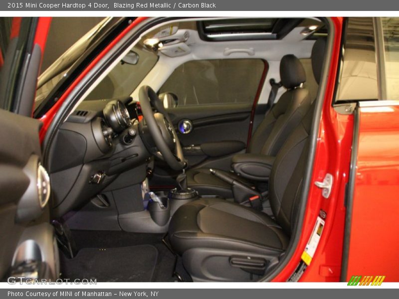 Blazing Red Metallic / Carbon Black 2015 Mini Cooper Hardtop 4 Door