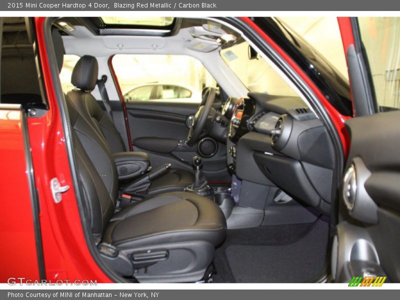 Blazing Red Metallic / Carbon Black 2015 Mini Cooper Hardtop 4 Door