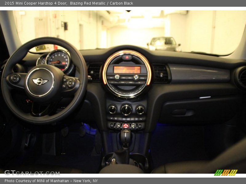 Blazing Red Metallic / Carbon Black 2015 Mini Cooper Hardtop 4 Door