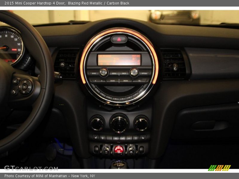 Blazing Red Metallic / Carbon Black 2015 Mini Cooper Hardtop 4 Door