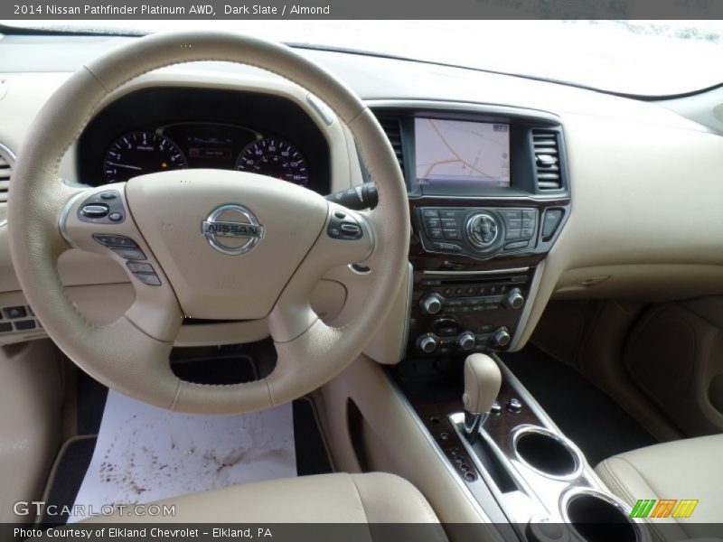 Dark Slate / Almond 2014 Nissan Pathfinder Platinum AWD