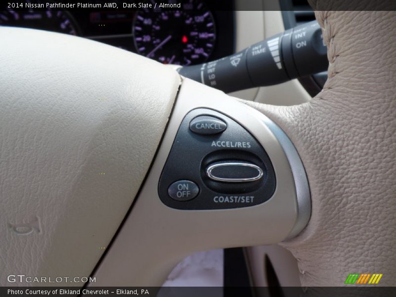 Dark Slate / Almond 2014 Nissan Pathfinder Platinum AWD