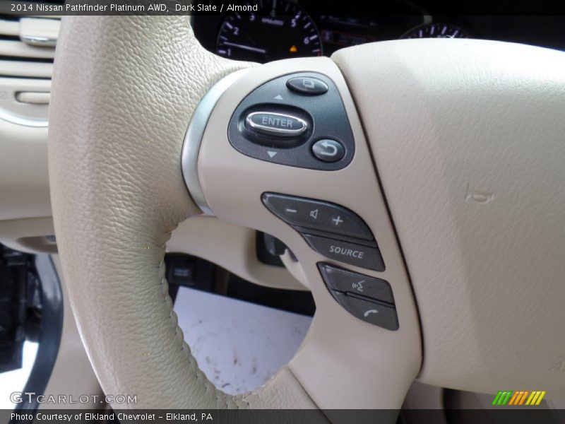 Dark Slate / Almond 2014 Nissan Pathfinder Platinum AWD