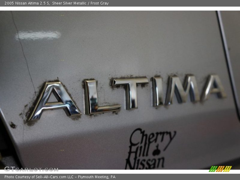 Sheer Silver Metallic / Frost Gray 2005 Nissan Altima 2.5 S