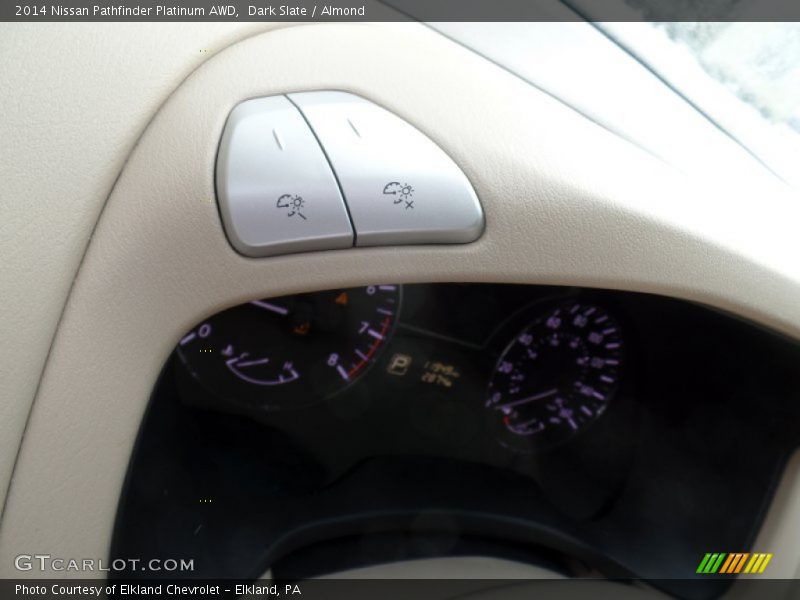 Dark Slate / Almond 2014 Nissan Pathfinder Platinum AWD