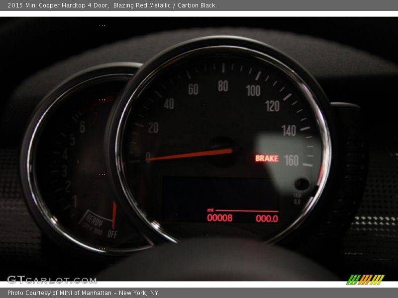 Blazing Red Metallic / Carbon Black 2015 Mini Cooper Hardtop 4 Door