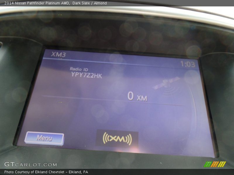 Dark Slate / Almond 2014 Nissan Pathfinder Platinum AWD