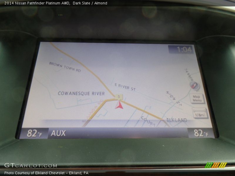 Dark Slate / Almond 2014 Nissan Pathfinder Platinum AWD