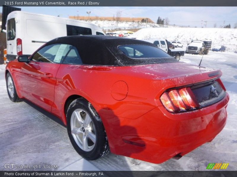 Race Red / Ebony 2015 Ford Mustang V6 Convertible