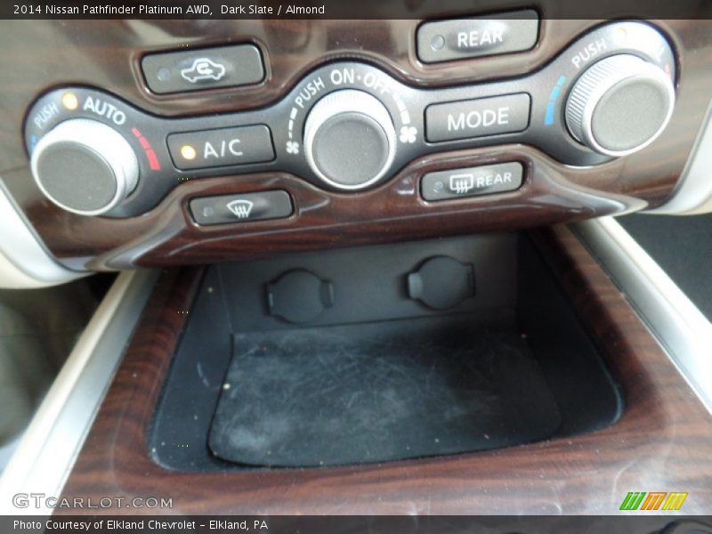 Dark Slate / Almond 2014 Nissan Pathfinder Platinum AWD