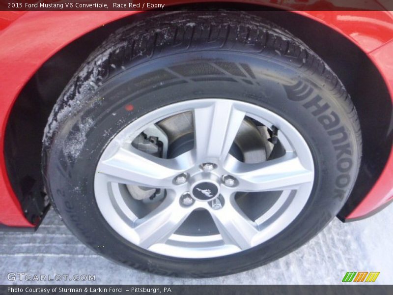 Race Red / Ebony 2015 Ford Mustang V6 Convertible