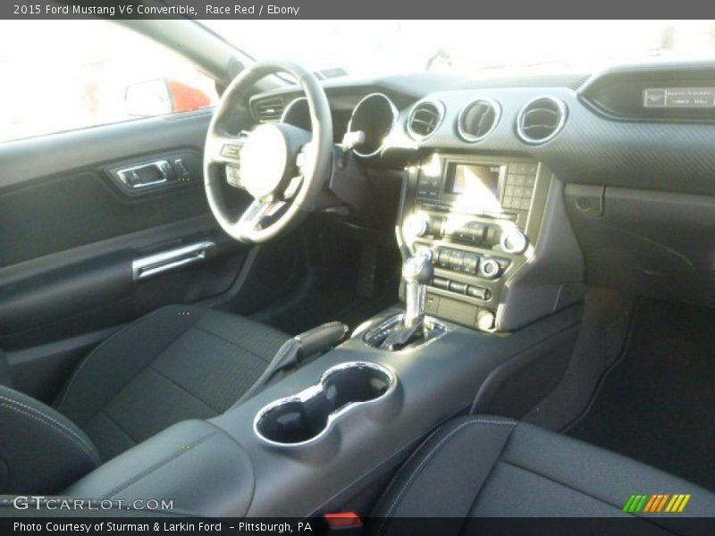 Race Red / Ebony 2015 Ford Mustang V6 Convertible
