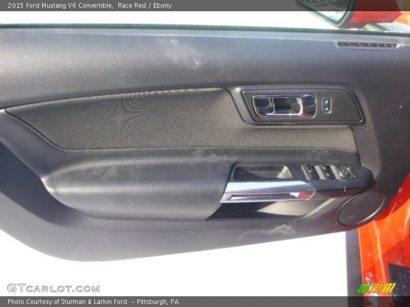 Race Red / Ebony 2015 Ford Mustang V6 Convertible