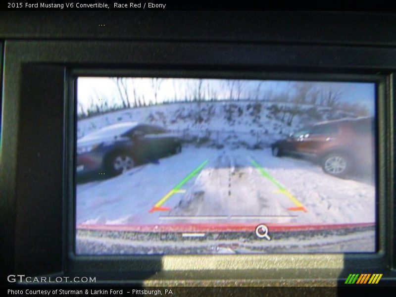Race Red / Ebony 2015 Ford Mustang V6 Convertible