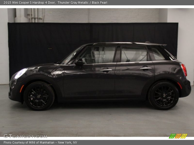 Thunder Gray Metallic / Black Pearl 2015 Mini Cooper S Hardtop 4 Door