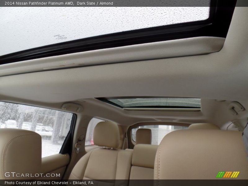 Dark Slate / Almond 2014 Nissan Pathfinder Platinum AWD
