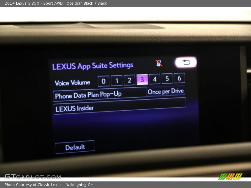 Obsidian Black / Black 2014 Lexus IS 350 F Sport AWD