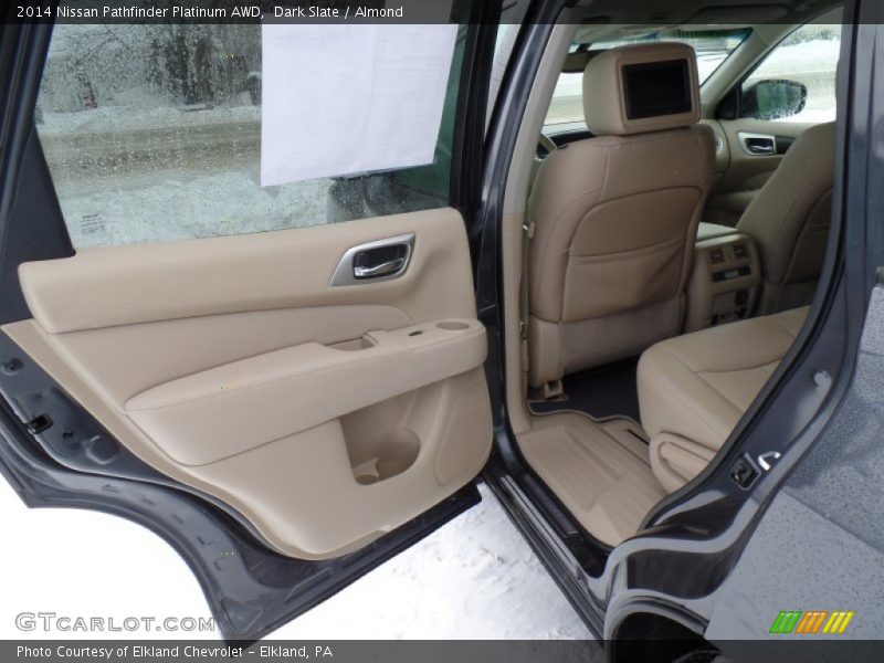 Dark Slate / Almond 2014 Nissan Pathfinder Platinum AWD