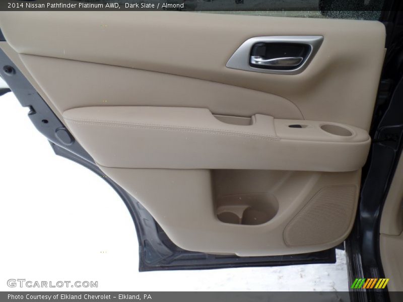 Dark Slate / Almond 2014 Nissan Pathfinder Platinum AWD