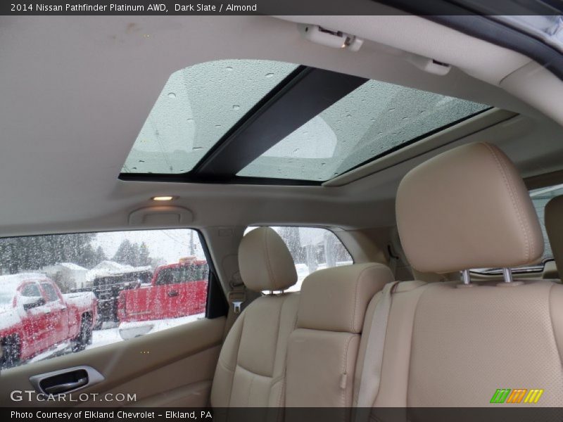 Dark Slate / Almond 2014 Nissan Pathfinder Platinum AWD