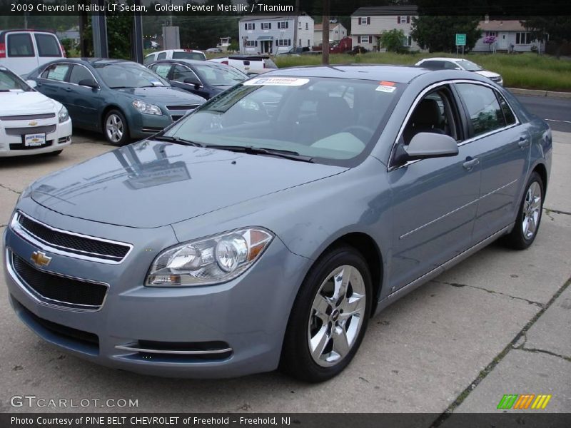 Golden Pewter Metallic / Titanium 2009 Chevrolet Malibu LT Sedan