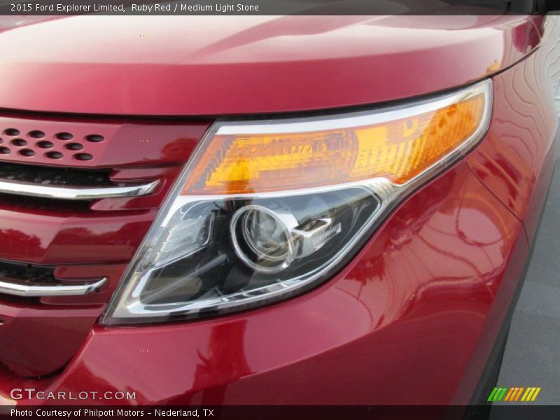Ruby Red / Medium Light Stone 2015 Ford Explorer Limited