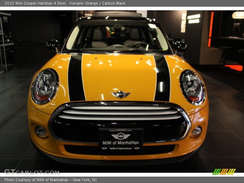 Volcanic Orange / Carbon Black 2015 Mini Cooper Hardtop 4 Door