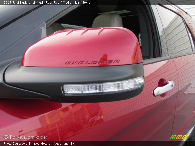 Ruby Red / Medium Light Stone 2015 Ford Explorer Limited