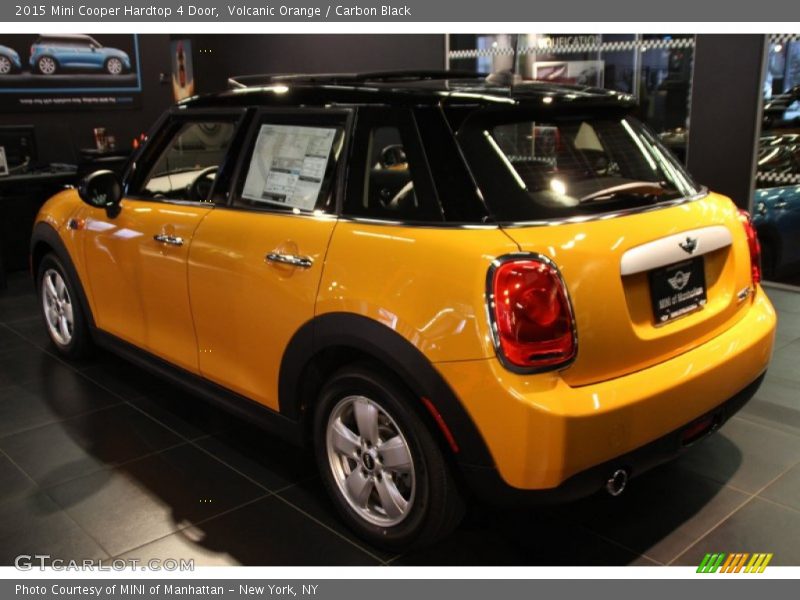 Volcanic Orange / Carbon Black 2015 Mini Cooper Hardtop 4 Door