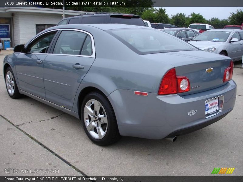 Golden Pewter Metallic / Titanium 2009 Chevrolet Malibu LT Sedan