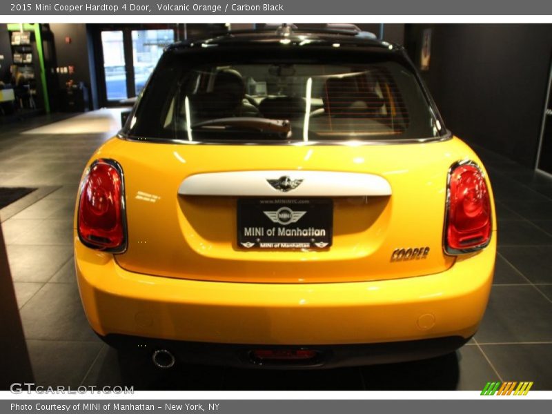 Volcanic Orange / Carbon Black 2015 Mini Cooper Hardtop 4 Door