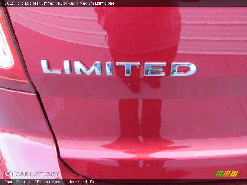 Ruby Red / Medium Light Stone 2015 Ford Explorer Limited