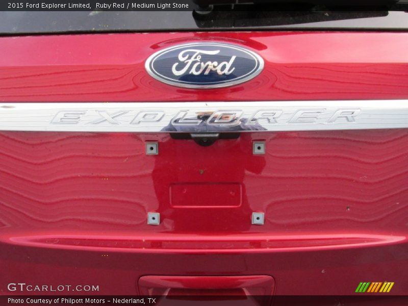 Ruby Red / Medium Light Stone 2015 Ford Explorer Limited