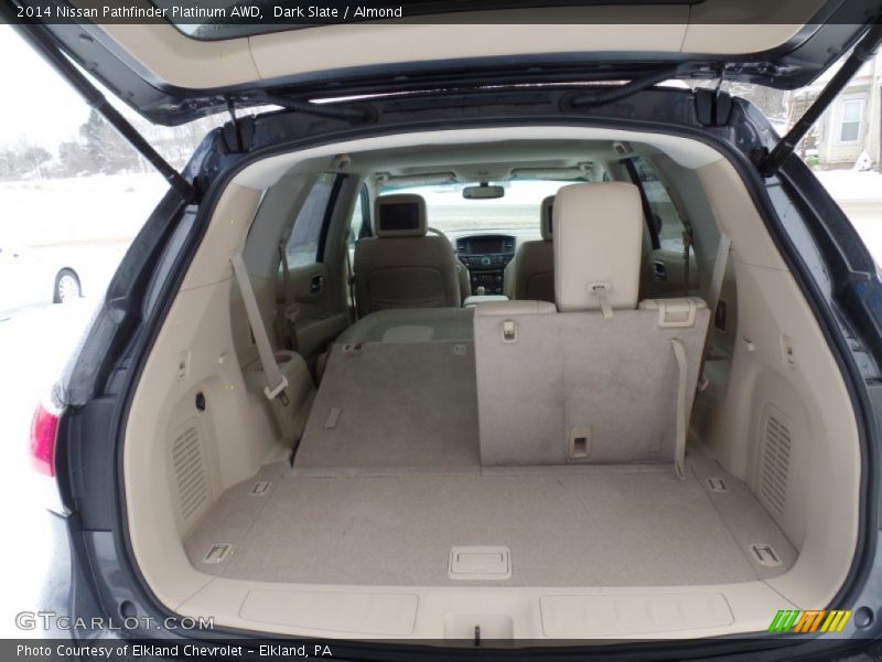 Dark Slate / Almond 2014 Nissan Pathfinder Platinum AWD