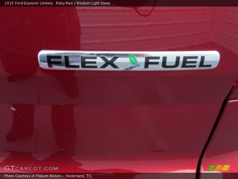 Ruby Red / Medium Light Stone 2015 Ford Explorer Limited