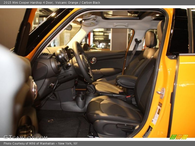 Volcanic Orange / Carbon Black 2015 Mini Cooper Hardtop 4 Door