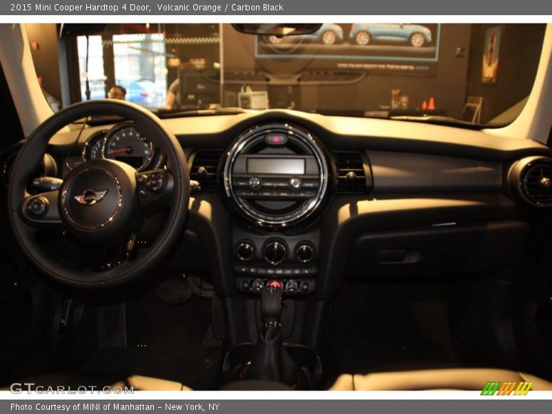 Volcanic Orange / Carbon Black 2015 Mini Cooper Hardtop 4 Door