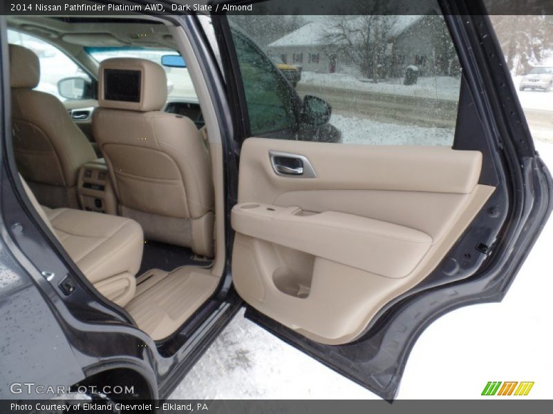 Dark Slate / Almond 2014 Nissan Pathfinder Platinum AWD