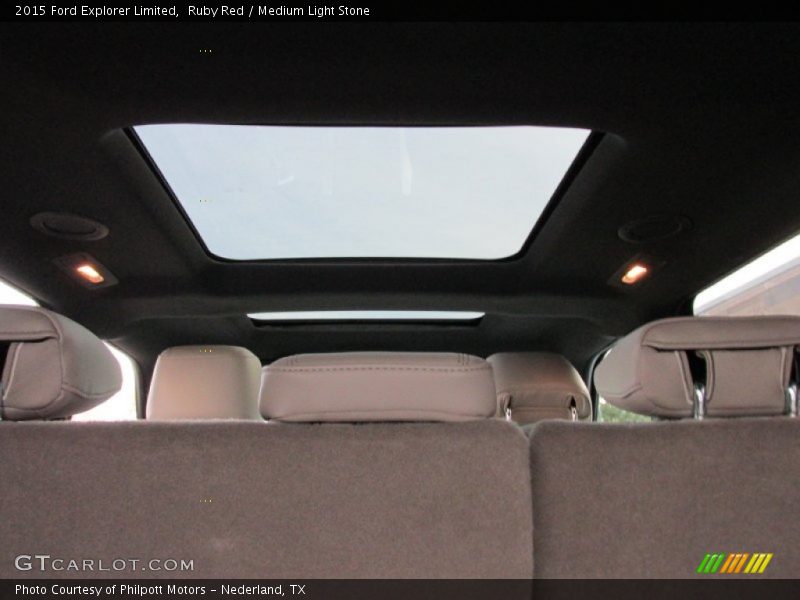 Ruby Red / Medium Light Stone 2015 Ford Explorer Limited