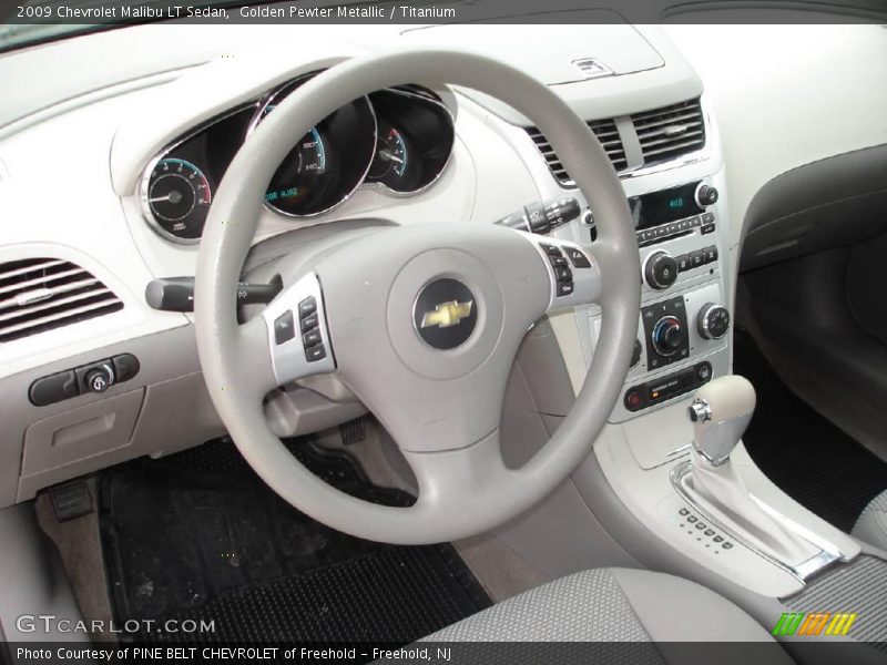 Golden Pewter Metallic / Titanium 2009 Chevrolet Malibu LT Sedan
