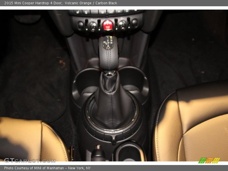 Volcanic Orange / Carbon Black 2015 Mini Cooper Hardtop 4 Door