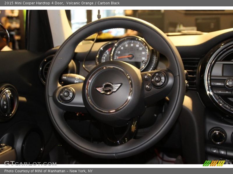 Volcanic Orange / Carbon Black 2015 Mini Cooper Hardtop 4 Door
