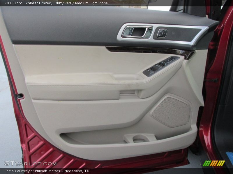 Ruby Red / Medium Light Stone 2015 Ford Explorer Limited