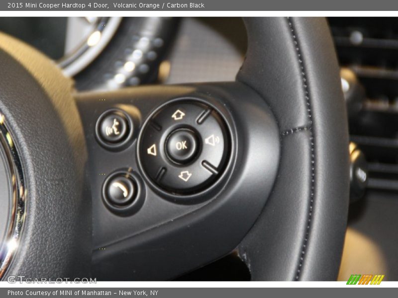 Volcanic Orange / Carbon Black 2015 Mini Cooper Hardtop 4 Door