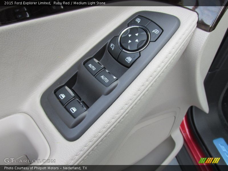 Ruby Red / Medium Light Stone 2015 Ford Explorer Limited