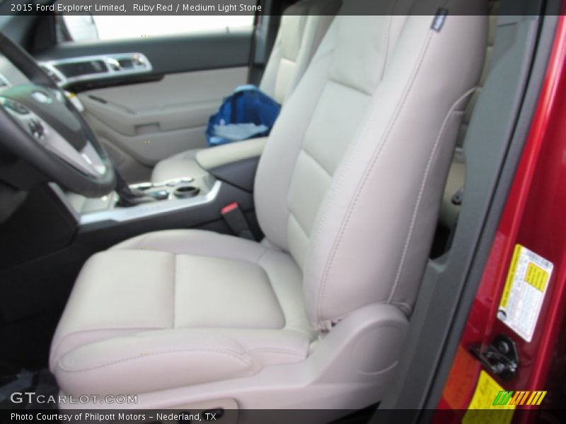 Ruby Red / Medium Light Stone 2015 Ford Explorer Limited
