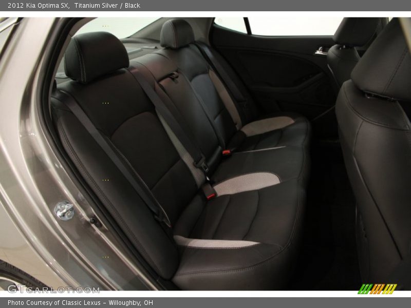 Titanium Silver / Black 2012 Kia Optima SX
