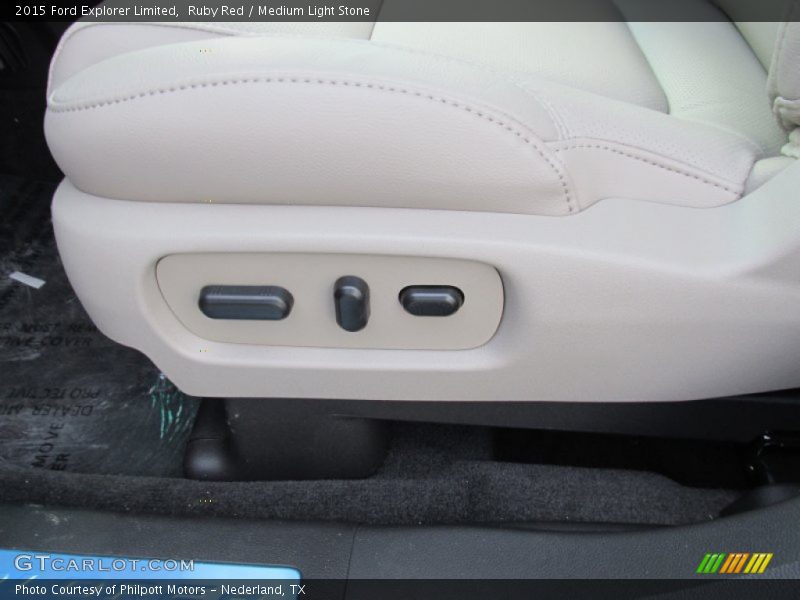 Ruby Red / Medium Light Stone 2015 Ford Explorer Limited