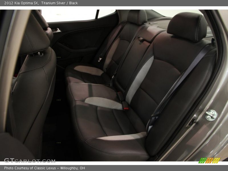 Titanium Silver / Black 2012 Kia Optima SX